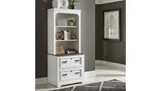 Lateral File Cabinets WFB Designs Lateral File Cabinet w/ Hutch