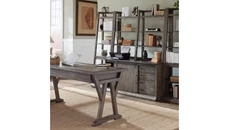 Office Suites WFB Designs Desk, Credenza with Hutch and 2 Bookcases