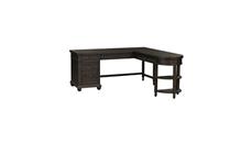 L Shaped Single Pedestal Desks WFB Designs Opt L-Shaped Desk Set