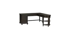 L Shaped Single Pedestal Desks WFB Designs Opt L-Shaped Desk Set