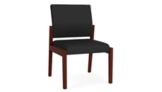 Lobby & Guest Chairs - Wood Lesro Polyurethane Guest Chair Armless