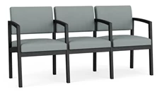 Sofas Lesro Polyurethane 3 Seat Sofa with Center Arms