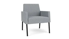 Lobby & Guest Chairs - Metal Lesro Rise Fabric Guest Chair