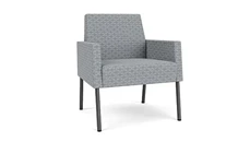 Lobby & Guest Chairs - Metal Lesro Rise Fabric Guest Chair