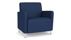 Lobby & Guest Chairs - Metal Lesro Polyurethane Oversize Guest Chair