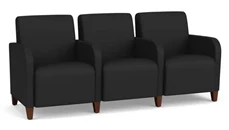 Sofas Lesro Polyurethane 3 Seat Sofa with Center Arms