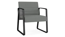 Lobby & Guest Chairs - Metal Lesro Oversize Guest Chair, Sled Base