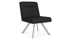 Lobby & Guest Chairs - Metal Lesro Polyurethane Armless Guest Chair