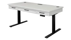 Standing Desks - Electronically Adjustable Martin Furniture Modern Electric Sit/Stand Desk