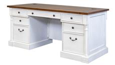 Wood Veneer Desks Martin Furniture 66in Double Pedestal Executive Desk