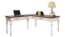 Wood Veneer Desks Martin Furniture L-Shaped Writing Desk