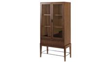 Standard Bookcases Martin Furniture Glass Door Bookcase - Fully Assembled