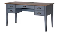 Stand-Alone Double Pedestal Desks Martin Furniture Half Pedestal Executive Desk