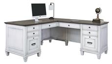 Wood Veneer Desks Martin Furniture 70in W Right Hand Facing L-Shaped Desk