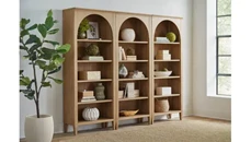 Standard Bookcases Martin Furniture Open Bookcase Wall (3 Pieces) Fully Assembled