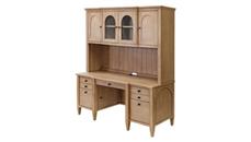 Wood Veneer Desks Martin Furniture Credenza and Hutch