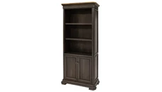 Standard Bookcases Martin Furniture Executive Bookcase with Doors