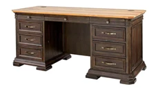 Wood Veneer Desks Martin Furniture 68in W Double Pedestal Executive Desk