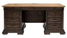 Wood Veneer Desks Martin Furniture 68in W Executive Credenza Desk
