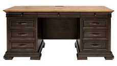 Wood Veneer Desks Martin Furniture 68in W Executive Credenza Desk