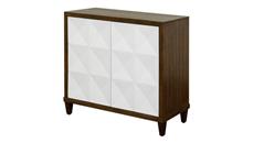 Low Storage Cabinets Martin Furniture Modern Wood 40in Console with Doors - Fully Assembled