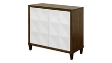 Low Storage Cabinets Martin Furniture Modern Wood 40in Console with Doors - Fully Assembled