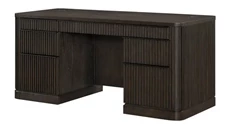 Stand-Alone Double Pedestal Desks Martin Furniture Double Pedestal  Executive Writing Desk