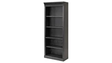Standard Bookcases Martin Furniture Traditional Wood Open Bookcase, Fully Assembled