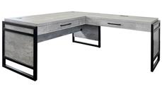 L Shaped Desk Shells Martin Furniture L-Shaped Office Desk