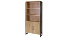Standard Bookcases Martin Furniture 5 Shelf Bookcase with Doors