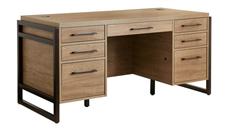 Stand-Alone Double Pedestal Desks Martin Furniture Double Pedestal Executive Desk