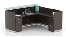 Reception Desks - L Shaped Mayline L Shaped Reception Desk