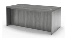 Stand-Alone Desk Shells Mayline 72in Bow Front Desk