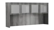 Desk Hutches Mayline 72" Hutch with Glass Doors