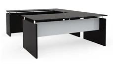U Shaped Desk Shells Mayline 72in x 104in Reversible U-Desk
