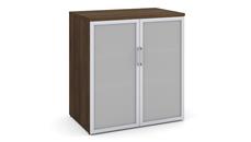 Low Storage Cabinets WFB Designs 37in H Storage Cabinet with Glass Doors