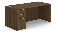 Stand-Alone Single Pedestal Desks WFB Designs 72in x 30in Single Pedestal Desk