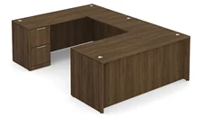 U Shaped Single Pedestal Desks WFB Designs 60in W x 96in D Single Pedestal U-Desk