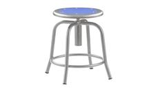 Drafting Stools National Public Seating Adjustable Height Stool With Metal Seat