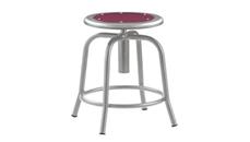Drafting Stools National Public Seating Adjustable Height Stool With Metal Seat