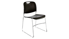 Stackable Meeting Chairs National Public Seating Hi Tech Compact Stack Chair