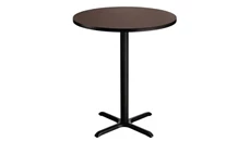 Cafeteria Tables National Public Seating 36in Round Café Table with X Base, 42in Height