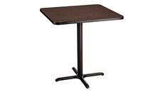 Cafeteria Tables National Public Seating 36in Square Café Table, X Base, 36in Height