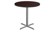 Cafeteria Tables National Public Seating 36in Round Café Table with X Base, 42in Height