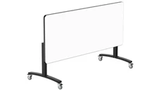 Training Tables - Heavy Duty National Public Seating 72in W x 30in D x 29in H - Whiteboard Mobile Flipper Table
