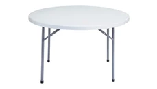 Folding Tables National Public Seating 48in Round Lightweight Folding Table