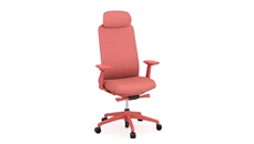 Executive Desk Chairs PBD Furniture Trinity Decorative Mesh High Back w/ Headrest Office Chair