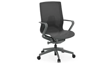 Ergonomic Task Chairs PBD Furniture Atlas II Loop Arm Mid Back Task Chair