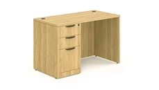 Stand-Alone Single Pedestal Desks PBD Furniture 72in x 24in Single Pedestal Desk 