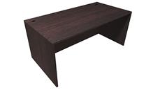 Stand-Alone Desk Shells PBD Furniture 72in W x 24in D Credenza Desk Shell